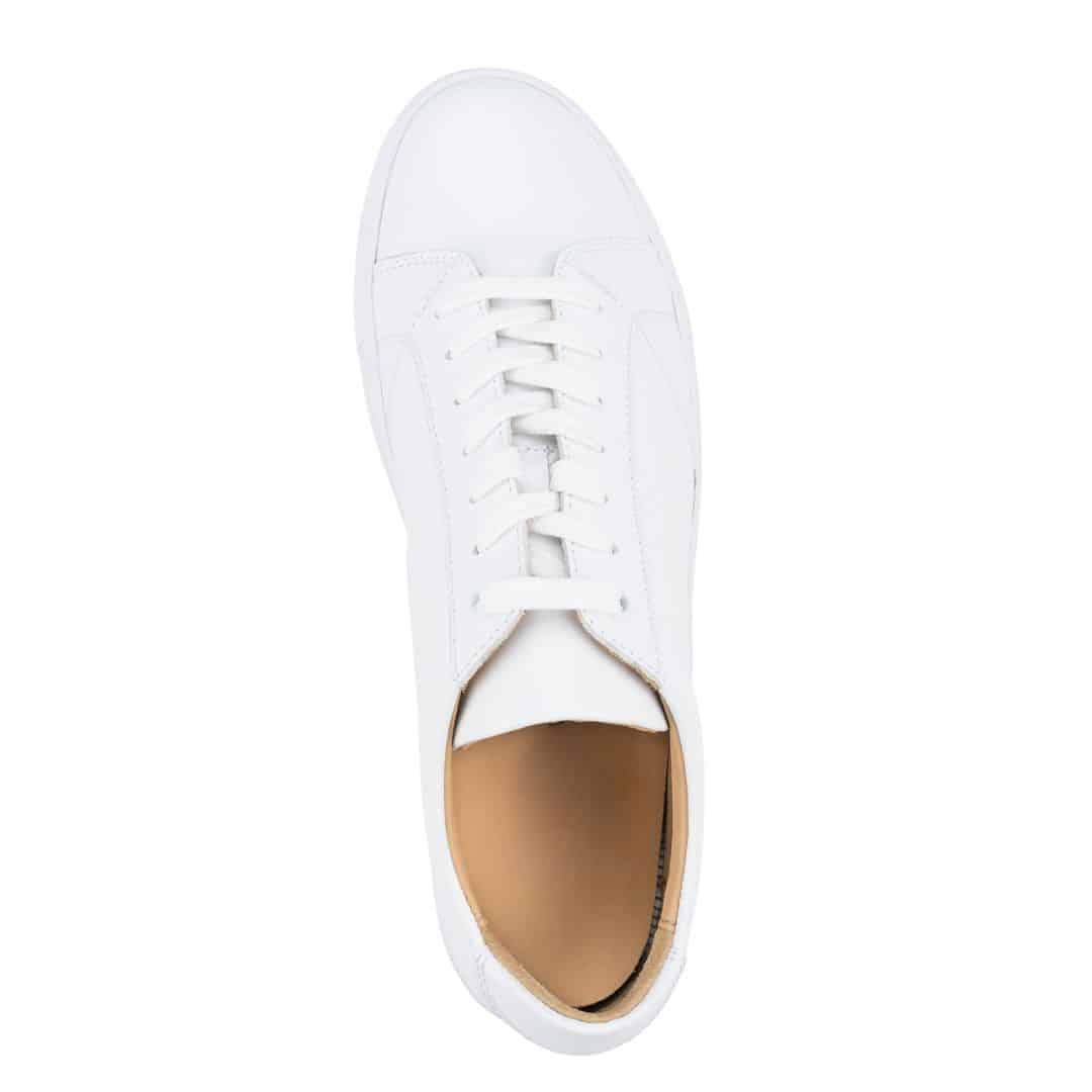 SNEAKERS FEMME SYDNEY BLANC DESSUS